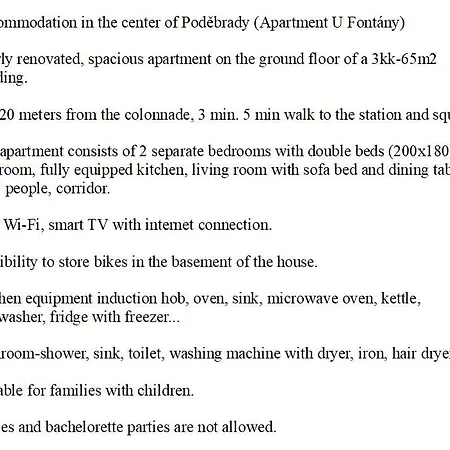 U Fontany Poděbrady